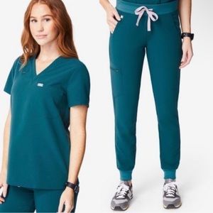 XS FIGS SCRUB *SET* carribean blue